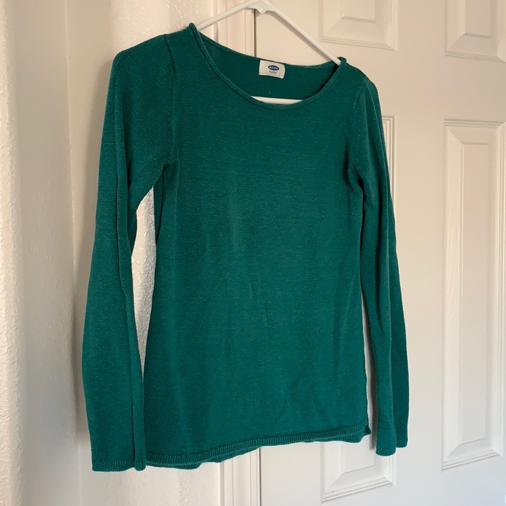 Old Navy Teal Knit Sweater